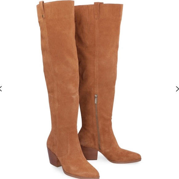 Michael KORS Harlow Suede OTK Boots - Picture 1 of 6